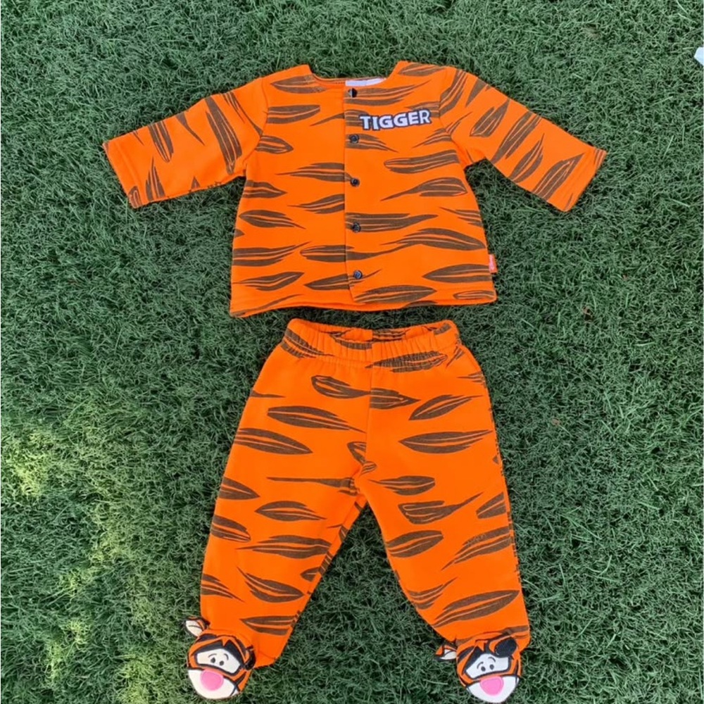 Disney Orange and Black Tigger Baby Outfit